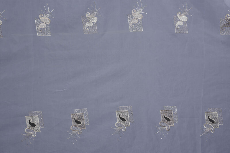 BRODE 1430 KIRIK BEYAZ RENK TEK KANAT Hazır dikilmiş Pileli Fon Perde 300*260 cm - 7