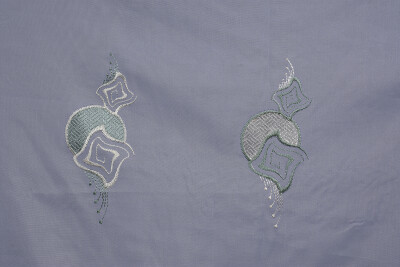 BRODE 1550 DESEN BEYAZ RENK TEK KANAT Hazır dikilmiş Pileli Fon Perde 300*260 cm - 11