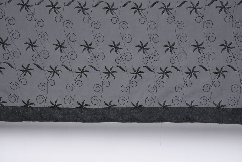 BRODE 2250 DESEN SİYAH RENK TEK KANAT Hazır dikilmiş Pileli Fon Perde 300*260 cm - 6