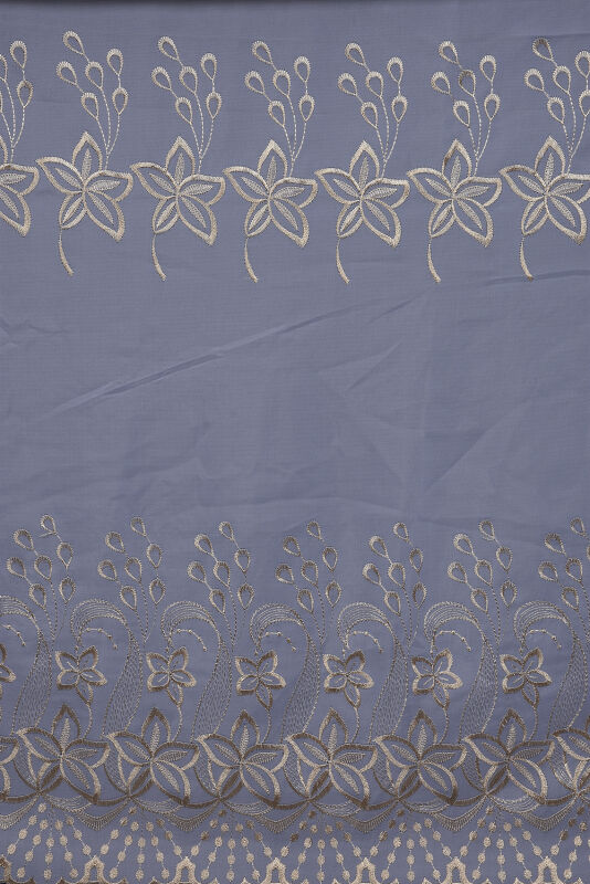 BRODE 2550 DESEN BEYAZ RENK TEK KANAT Hazır dikilmiş Pileli Fon Perde 300*260 cm - 6