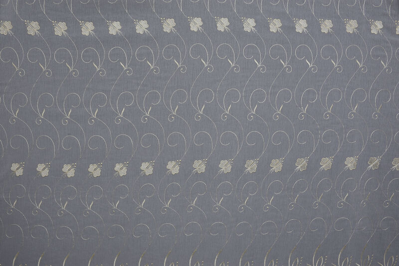 BRODE 2750 DESEN KREM RENK TEK KANAT Hazır dikilmiş Pileli Fon Perde 300*260 cm - 5