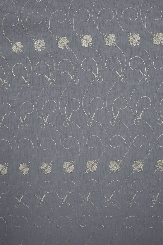 BRODE 2750 DESEN KREM RENK TEK KANAT Hazır dikilmiş Pileli Fon Perde 300*260 cm - 6