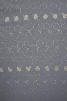 BRODE 2750 DESEN KREM RENK TEK KANAT Hazır dikilmiş Pileli Fon Perde 300*260 cm - 6