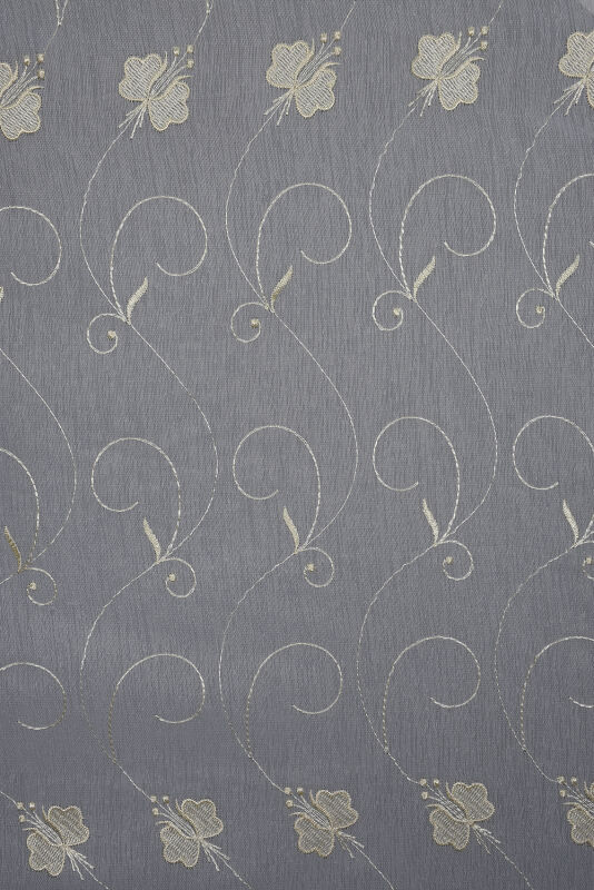 BRODE 2750 DESEN KREM RENK TEK KANAT Hazır dikilmiş Pileli Fon Perde 300*260 cm - 8