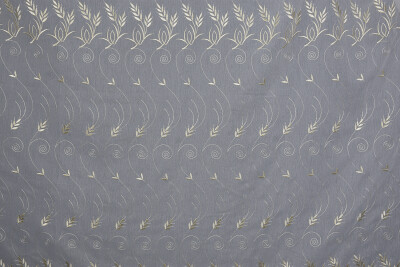 BRODE 2850 DESEN KREM RENK TEK KANAT Hazır dikilmiş Pileli Fon Perde 300*260 cm - 5