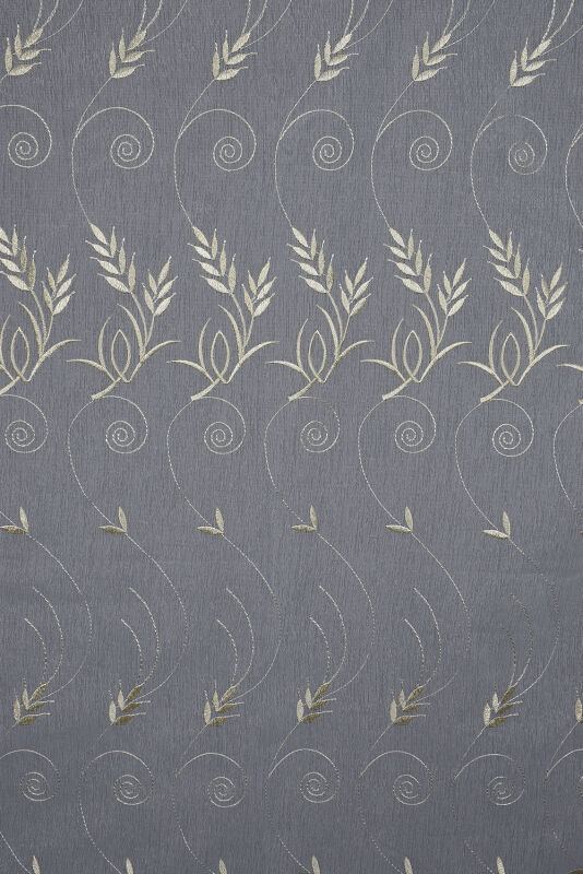 BRODE 2850 DESEN KREM RENK TEK KANAT Hazır dikilmiş Pileli Fon Perde 300*260 cm - 6