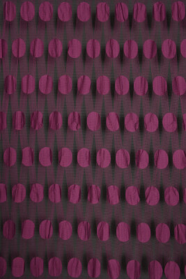 BÜYÜK PUANLI MODEL MOR RENK İP PERDE HAZIR İP PERDE 300*270 - AKÇA TEKSTİL