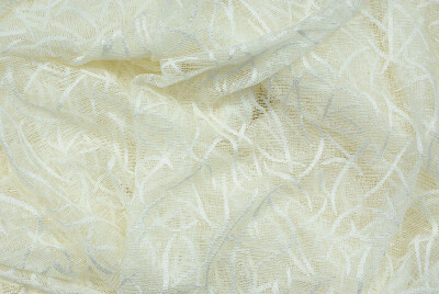 ÇALI MODEL KREM RENK TEK KANAT Hazır dikilmiş Pileli Fon Perde 300*260 cm - 1