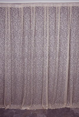 ÇALI MODEL VİZON RENK TEK KANAT Hazır dikilmiş Pileli Fon Perde 300*260 cm - 1