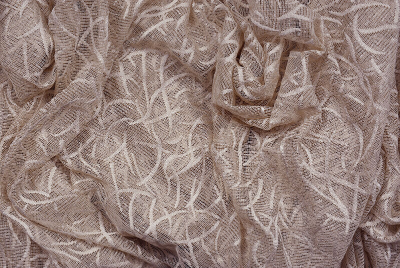 ÇALI MODEL VİZON RENK TEK KANAT Hazır dikilmiş Pileli Fon Perde 300*260 cm - 8