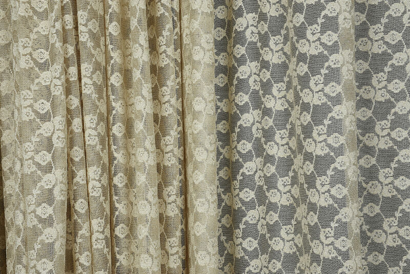 ÇİÇEK MODEL VİZON RENK TEK KANAT Hazır dikilmiş Pileli Fon Perde 300*260 cm - 3