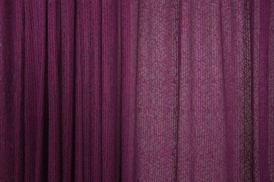 ÇİZGİLİ MODEL MOR RENK TEK KANAT Hazır dikilmiş Pileli Fon Perde 300*260 cm - 3