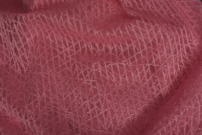 ÇİZGİLİ MODEL PEMBE RENK TEK KANAT Hazır dikilmiş Pileli Fon Perde 300*260 cm - 5