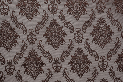 DAMAKS MODEL ACI KAHVE RENK TEK KANAT Pileli Fon Perde 75*260 cm - 1