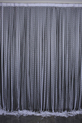 DAMLA MODEL BEYAZ RENK HAZIR İP PERDE 300*270 cm - 2