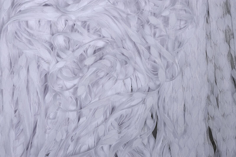 DAMLA MODEL BEYAZ RENK HAZIR İP PERDE 300*270 cm - 10