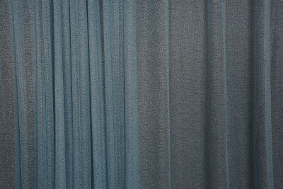 DAR ETEK MAVİ RENK TEK KANAT Hazır dikilmiş Pileli Fon Perde 75*260 cm - 3