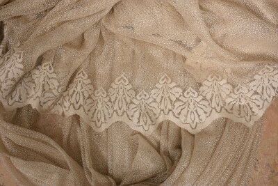 DAR ETEK MODEL GOLD RENK TEK KANAT Hazır Pileli Fon Perde 300*260 - 8