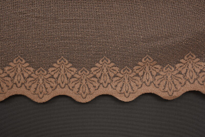 DAR ETEK MODEL VİZON RENK TEK KANAT Hazır Pileli Fon Perde 300*260 - 6