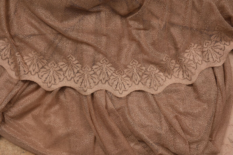 DAR ETEK MODEL VİZON RENK TEK KANAT Hazır Pileli Fon Perde 300*260 - 8