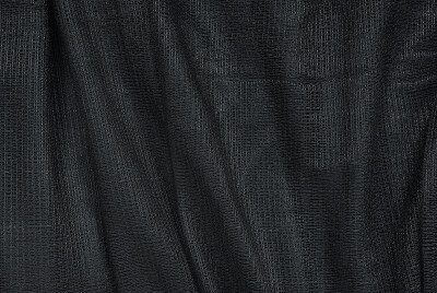 DAR ETEK SİYAH RENK TEK KANAT Hazır dikilmiş Pileli Fon Perde 300*260 cm - 8