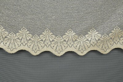 DAR ETEK VİZON RENK TEK KANAT Hazır dikilmiş Pileli Fon Perde 75*260 cm - 2