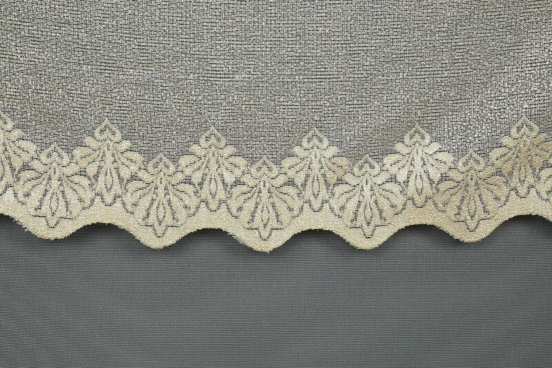 DAR ETEK VİZON RENK TEK KANAT Hazır dikilmiş Pileli Fon Perde 75*260 cm - 2