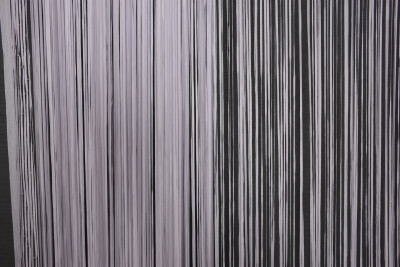 DÜZ İP BEYAZ RENK EN 100 CM BOY 280 CM HAZIR DÜĞMELERİ DİKİLMİŞ İP PERDE - 3