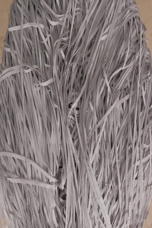 DÜZ İP MODEL GRİ RENK HAZIR İP PERDE 300*270 - 6