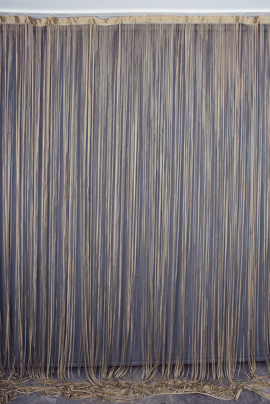 DÜZ İP MODEL VİZON ÇİFT RENK HAZIR İP PERDE 300*270 - 2