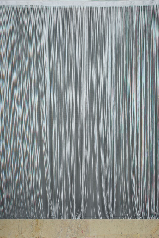 DÜZ İP PERDE 100 Cm En 210 Cm Boy GRİ ÇİFT RENK HAZIR İP PERDE - 2