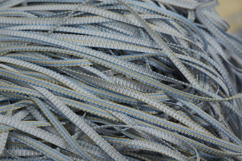 DÜZ İP PERDE 100 Cm En 210 Cm Boy GRİ ÇİFT RENK HAZIR İP PERDE - 1