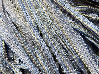DÜZ İP PERDE GRİ ÇİFT RENK HAZIR İP PERDE 300 X 280 cm - 2