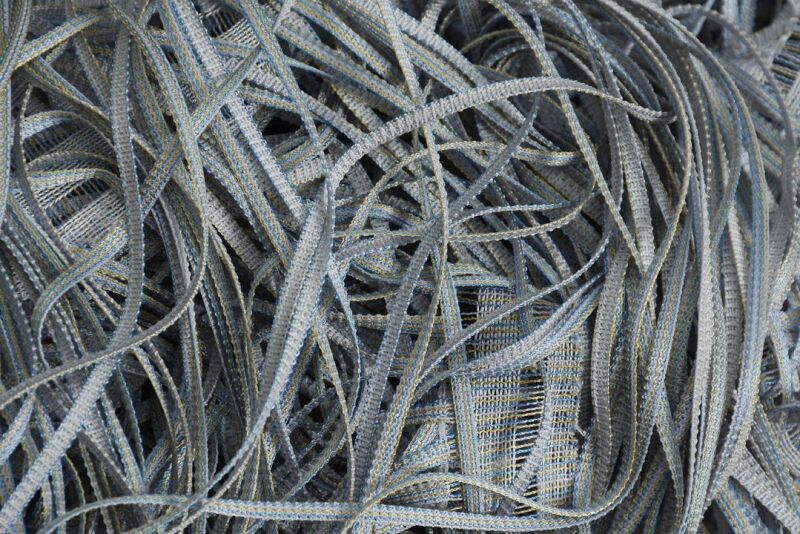 DÜZ İP PERDE GRİ ÇİFT RENK HAZIR İP PERDE 300 X 280 cm - 10