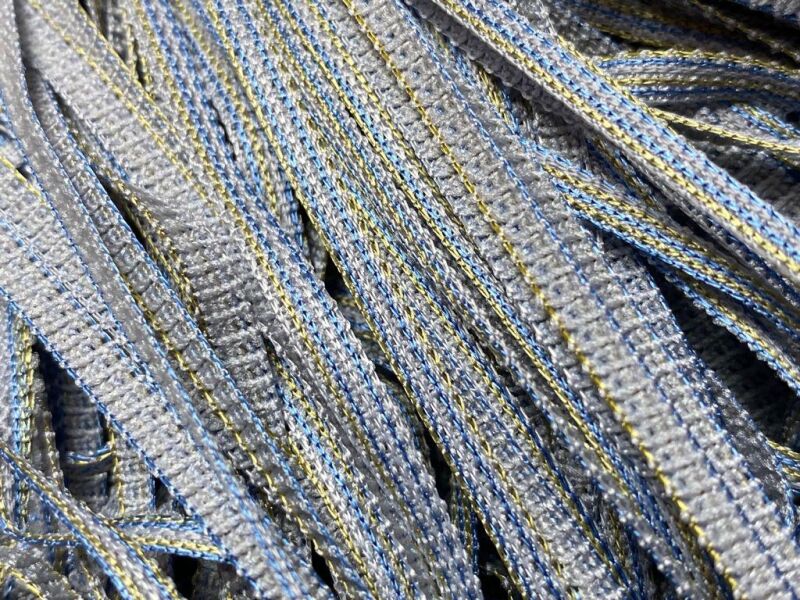 DÜZ İP PERDE GRİ ÇİFT RENK HAZIR İP PERDE 300 X 280 cm - 2
