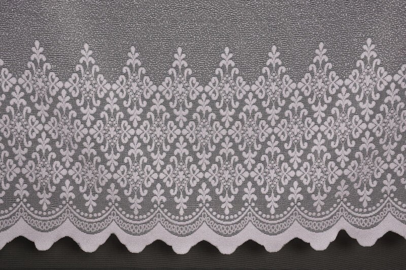 GENİŞ ETEK MODEL BEYAZ RENK TEK KANAT Hazır Pileli Fon Perde 300*260 - 6