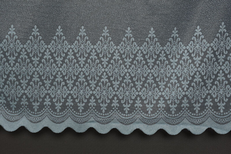 GENİŞ ETEK MODEL MAVİ RENK TEK KANAT Hazır Pileli Fon Perde 300*260 - 6