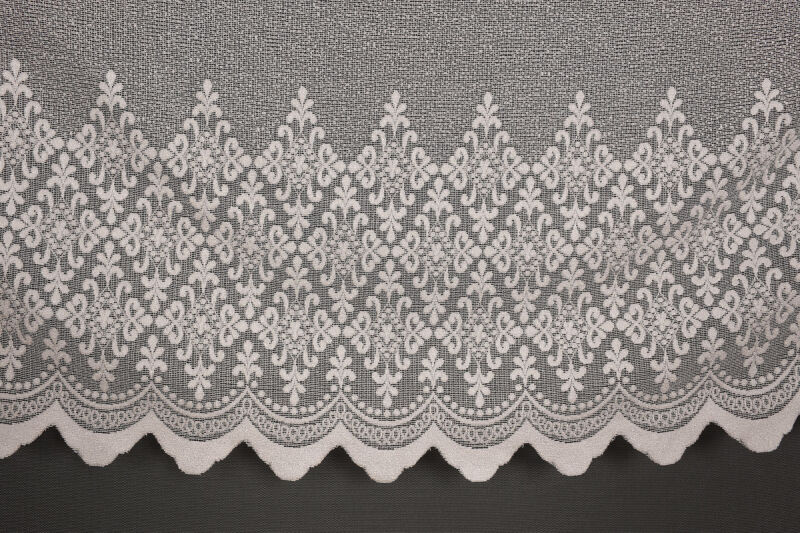 GÖBEKLİ MODEL KIRIK BEYAZ TEK KANAT RENK Hazır dikilmiş Pileli Fon Perde 300*260 cm - 5