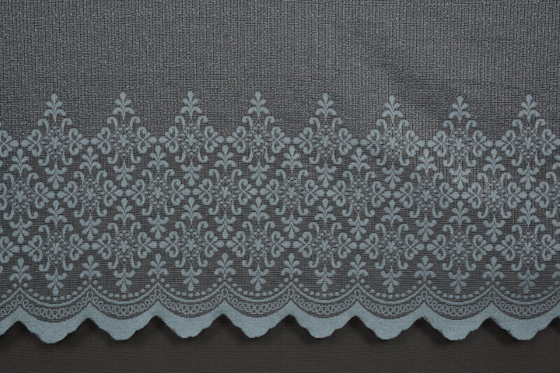 GÖBEKLİ MODEL MAVİ RENK TEK KANAT Hazır dikilmiş Pileli Fon Perde 300*260 cm - 6