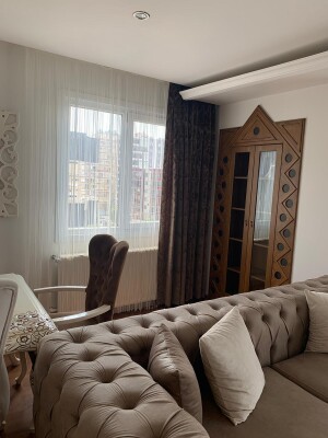 İP MODEL KREM RENK İP PERDE 300*270 cm - 2 mm şerit - 3