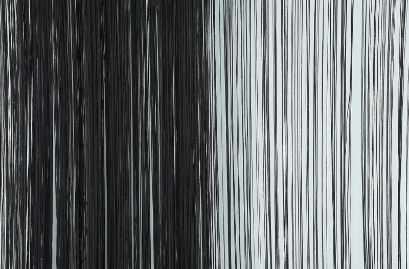 İP PERDE İNCE ZİNCİR ANTRASİT RENK 300 x 280 CM - 8