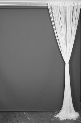 İP PERDE İNCE ZİNCİR BEYAZ RENK EN 300 CM BOY 280 CM - 10