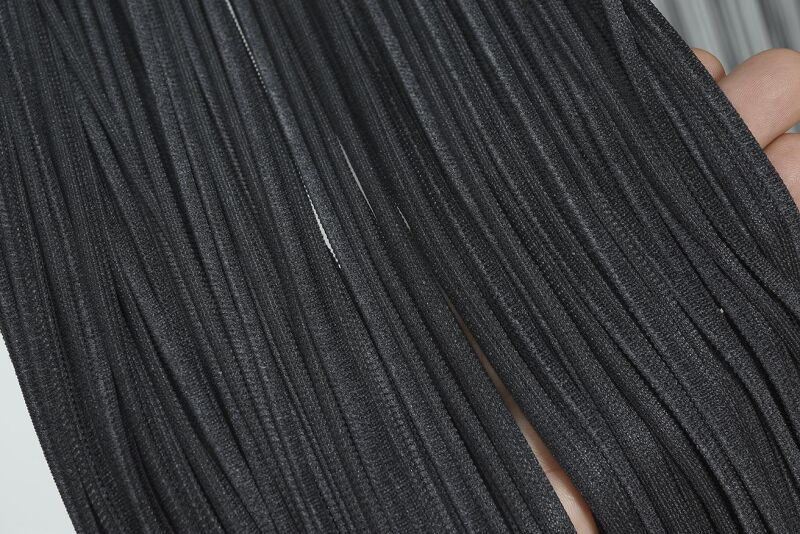 İP PERDE KOYU ANTRASİT RENK 300 x 280 CM - 5