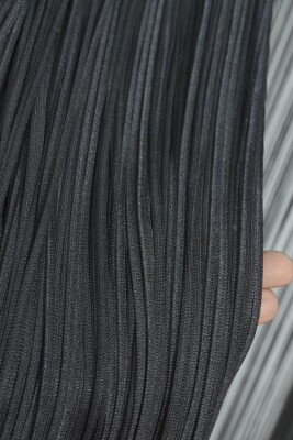 İP PERDE KOYU ANTRASİT RENK 300 x 280 CM - 4