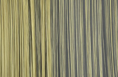 İP ZİNCİR GOLD RENK EN 100 CM BOY 280 CM HAZIR DÜĞMELERİ DİKİLMİŞ İP PERDE - 7