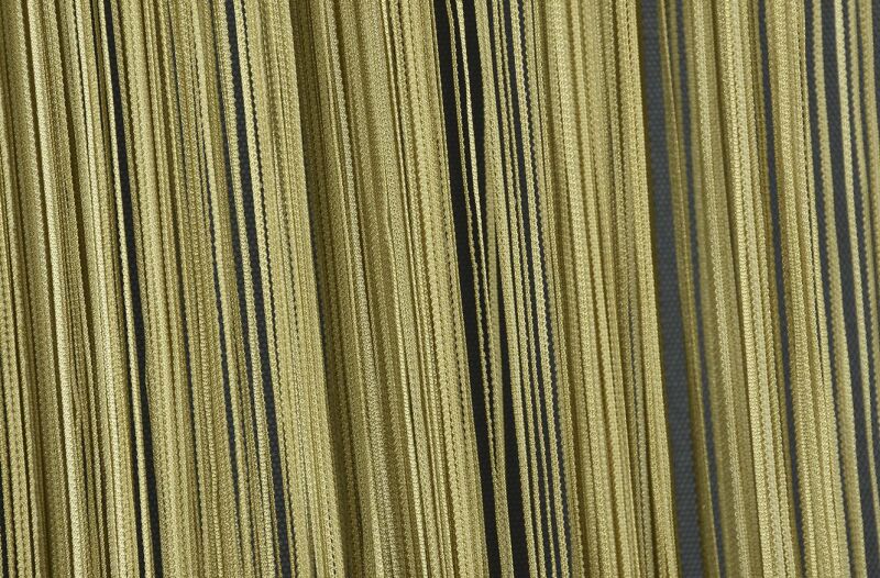 İP ZİNCİR GOLD RENK EN 100 CM BOY 280 CM HAZIR DÜĞMELERİ DİKİLMİŞ İP PERDE - 9