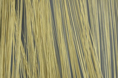 İP ZİNCİR GOLD RENK EN 100 CM BOY 280 CM HAZIR DÜĞMELERİ DİKİLMİŞ İP PERDE - 4