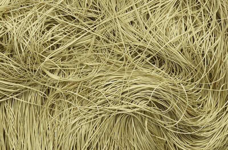 İP ZİNCİR GOLD RENK HAZIR DÜĞMELERİ DİKİLMİŞ İP PERDE EN 180 CM BOY 280 CM - 2