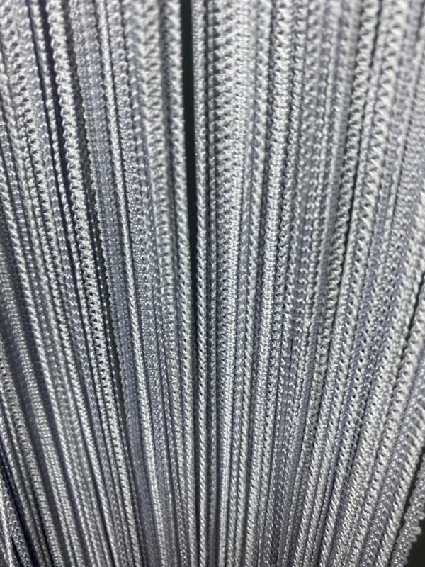 İP ZİNCİR GRİ RENK HAZIR DÜĞMELERİ DİKİLMİŞ İP PERDE EN 180 CM BOY 280 CM - 4