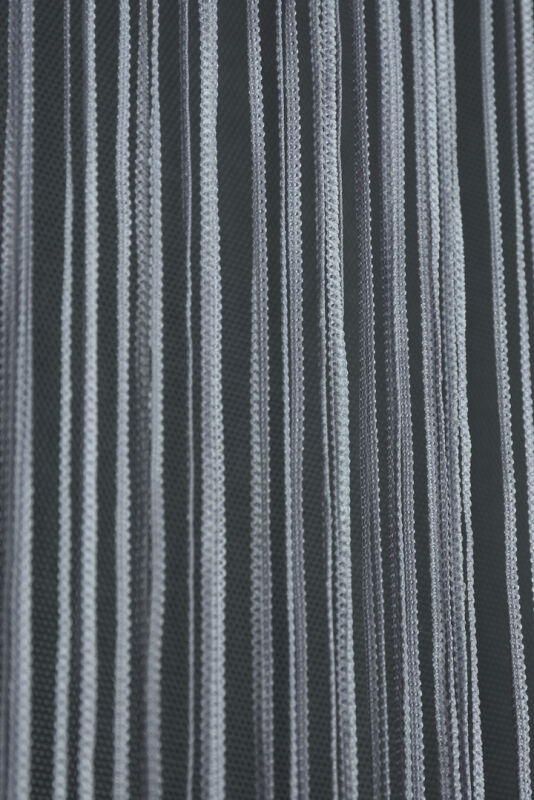 İP ZİNCİR GRİ RENK HAZIR DÜĞMELERİ DİKİLMİŞ İP PERDE EN 180 CM BOY 280 CM - 6